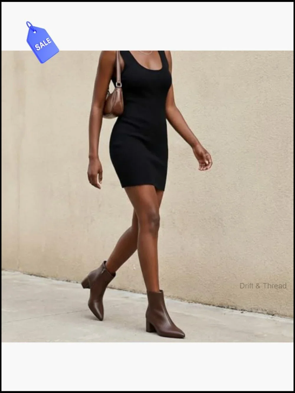 Wide Fit Pointed Toe Ankle Booties with Block Heel Women's Chunky Low Heel Boot